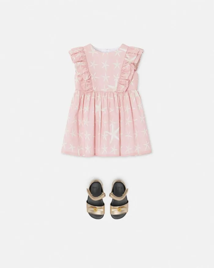 Stella Marina Baby Dress Pinkprint Children Versace Clothing