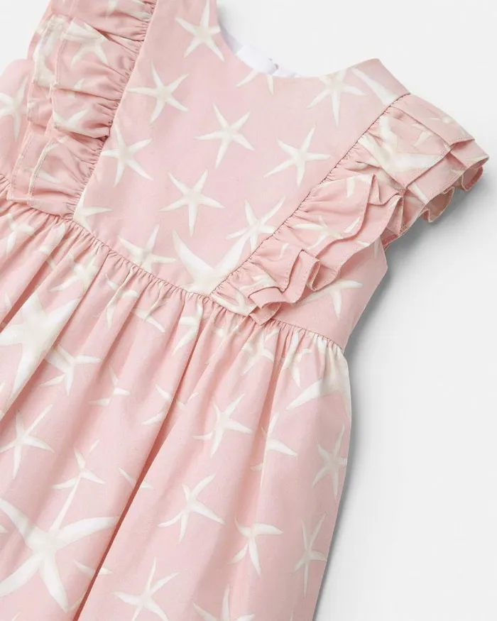 Stella Marina Baby Dress Pinkprint Children Versace Clothing