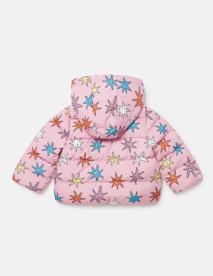 Stella McCartney Baby Girls Kids Bright Stars Puffer Coat Multicolor Pink Stella McCartney Baby Girls Kids Bright Stars Puffer Coat Multicolor Pink