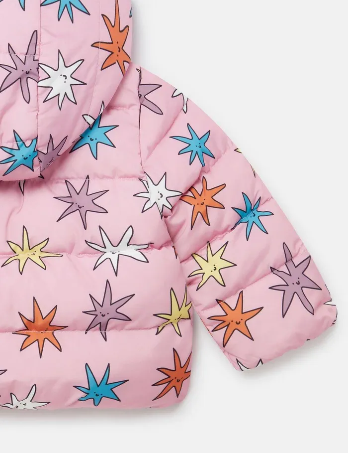 Stella McCartney Baby Girls Kids Bright Stars Puffer Coat Multicolor Pink Stella McCartney Baby Girls Kids Bright Stars Puffer Coat Multicolor Pink