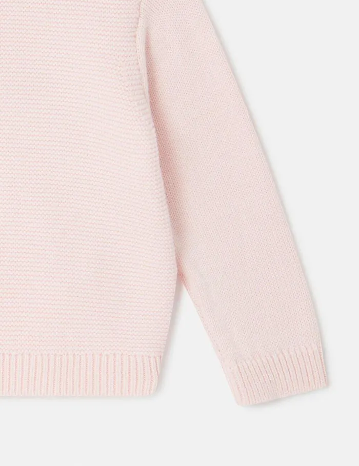 Stella McCartney Baby Girls Kids Star Embroidered Sweater Pink Stella McCartney Baby Girls Kids Star Embroidered Sweater Pink