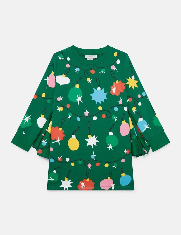 Stella McCartney Dresses and Jumpsuits Kids Bauble Print Batwing Dress Multicolour Stella McCartney Dresses and Jumpsuits Kids Bauble Print Batwing Dress Multicolour
