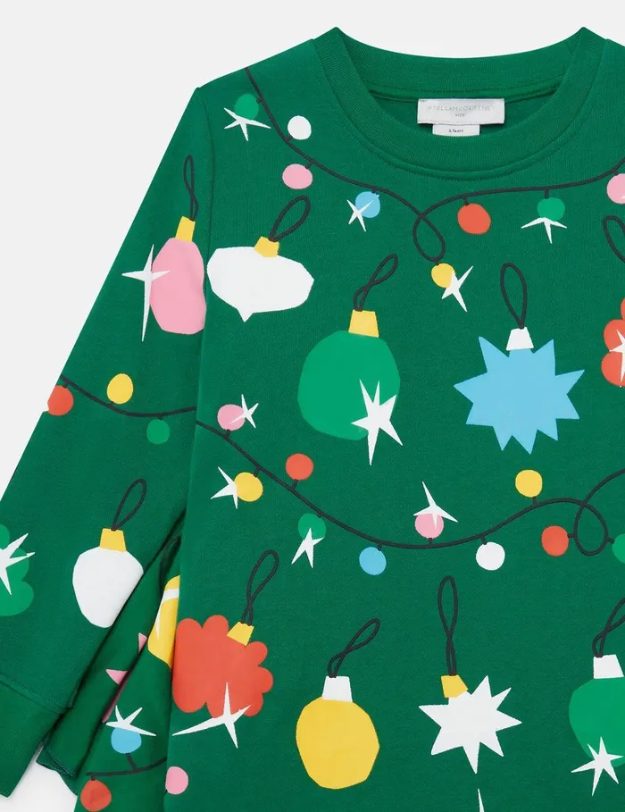Stella McCartney Dresses and Jumpsuits Kids Bauble Print Batwing Dress Multicolour Stella McCartney Dresses and Jumpsuits Kids Bauble Print Batwing Dress Multicolour