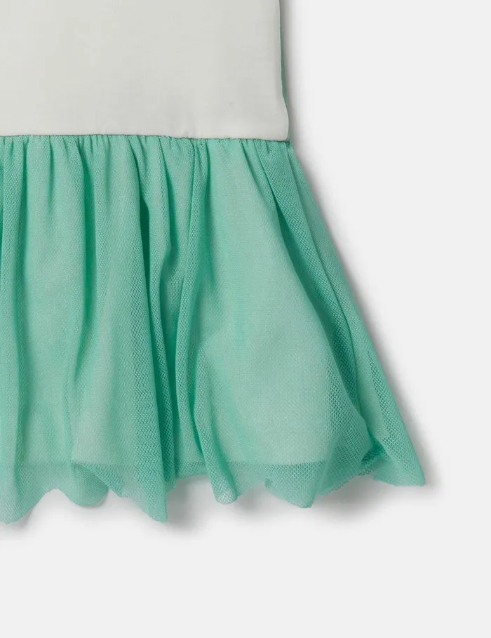 Stella McCartney Dresses and Jumpsuits Kids Double Seahorse Print TShirt Dress Whitegreen Stella McCartney Dresses and Jumpsuits Kids Double Seahorse Print TShirt Dress Whitegreen