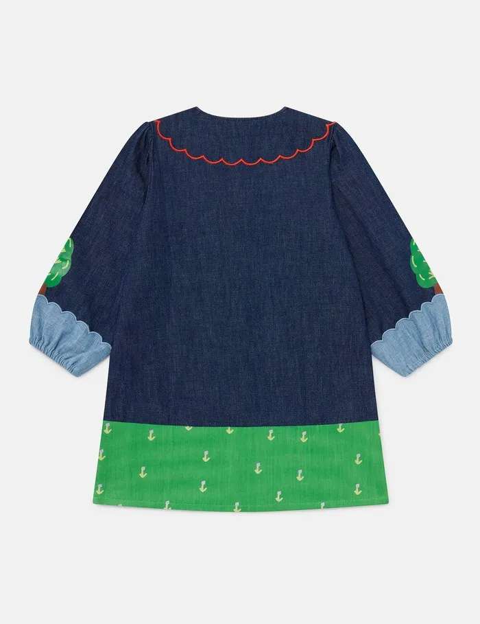 Stella McCartney Dresses and Jumpsuits Kids Farmyard Appliqu LongSleeve Dress Multicolour Stella McCartney Dresses and Jumpsuits Kids Farmyard Appliqu LongSleeve Dress Multicolour