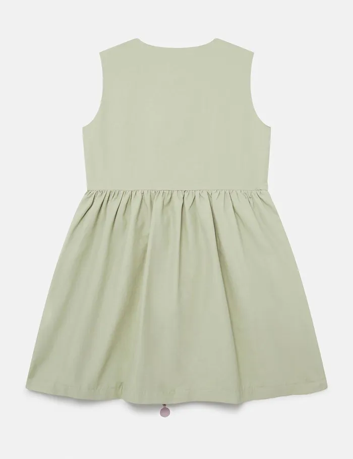 Stella McCartney Dresses and Jumpsuits Kids MultiPocket Sleeveless Dress Green Stella McCartney Dresses and Jumpsuits Kids MultiPocket Sleeveless Dress Green