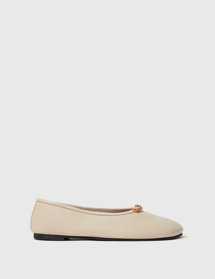 Stella McCartney Flats Women Ryder Ballet Flats Vanilla