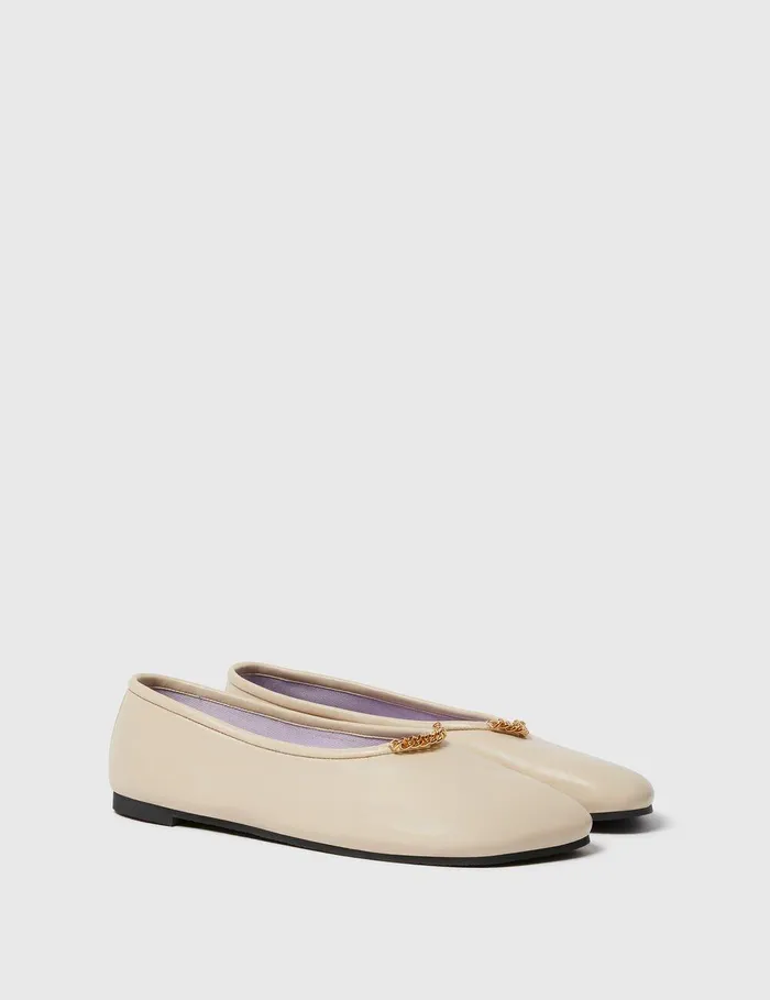 Stella McCartney Flats Women Ryder Ballet Flats Vanilla Stella McCartney Flats Women Ryder Ballet Flats Vanilla