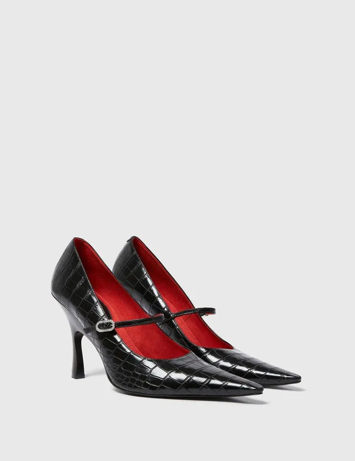 Stella McCartney Heels Women Elsa PointedToe Pump Black Stella McCartney Heels Women Elsa PointedToe Pump Black