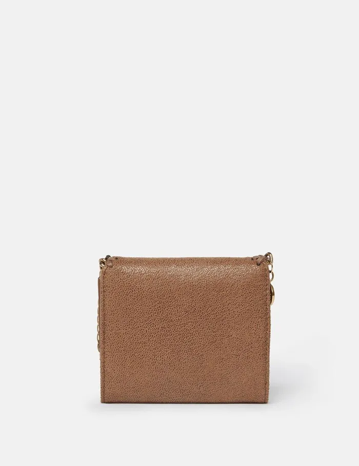 Stella McCartney Iconic Falabella Women Falabella TriFold Wallet Pecan Brown Stella McCartney Iconic Falabella Women Falabella TriFold Wallet Pecan Brown
