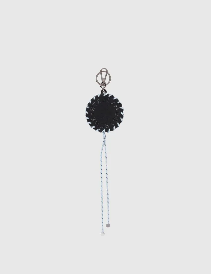 Stella McCartney Keyring And Charms Women Logo Keychain Black