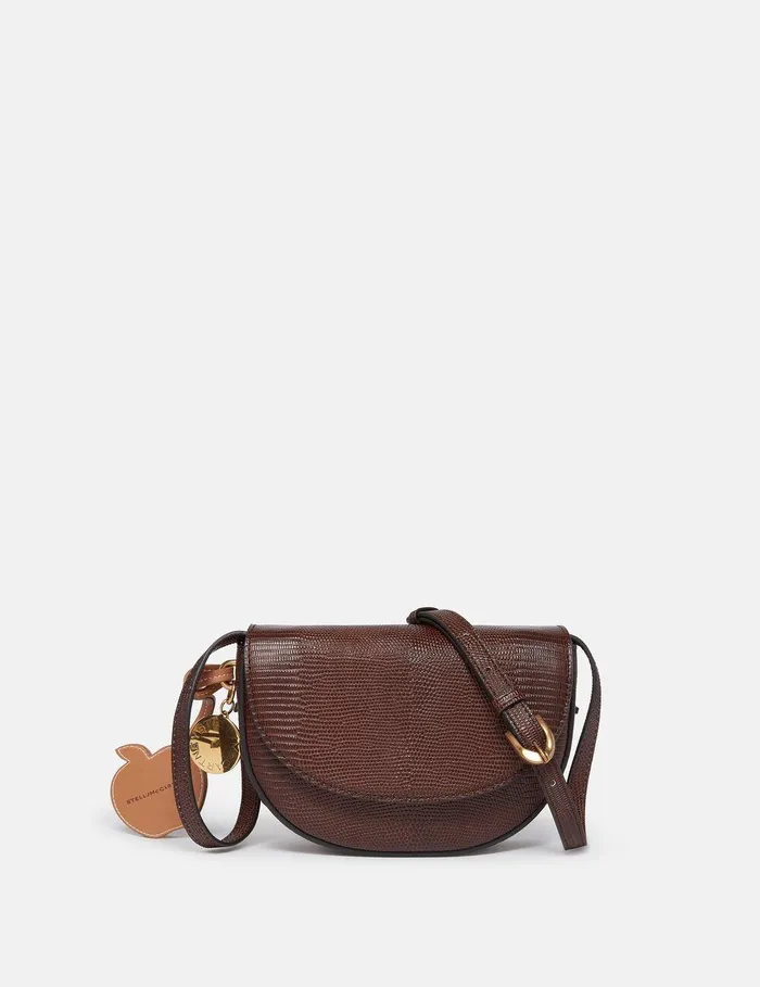 Stella McCartney Mini Bags And Clutches Women Frayme ScaleEmbossed Shoulder Bag Chocolate Brown Stella McCartney Mini Bags And Clutches Women Frayme ScaleEmbossed Shoulder Bag Chocolate Brown