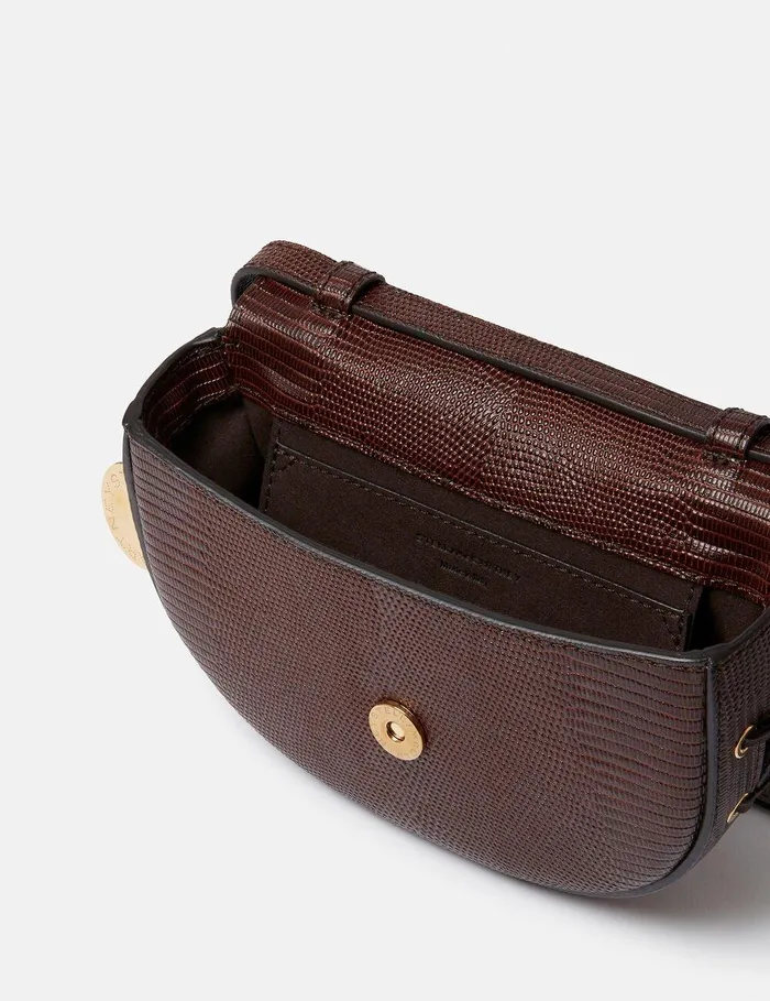 Stella McCartney Mini Bags And Clutches Women Frayme ScaleEmbossed Shoulder Bag Chocolate Brown Stella McCartney Mini Bags And Clutches Women Frayme ScaleEmbossed Shoulder Bag Chocolate Brown