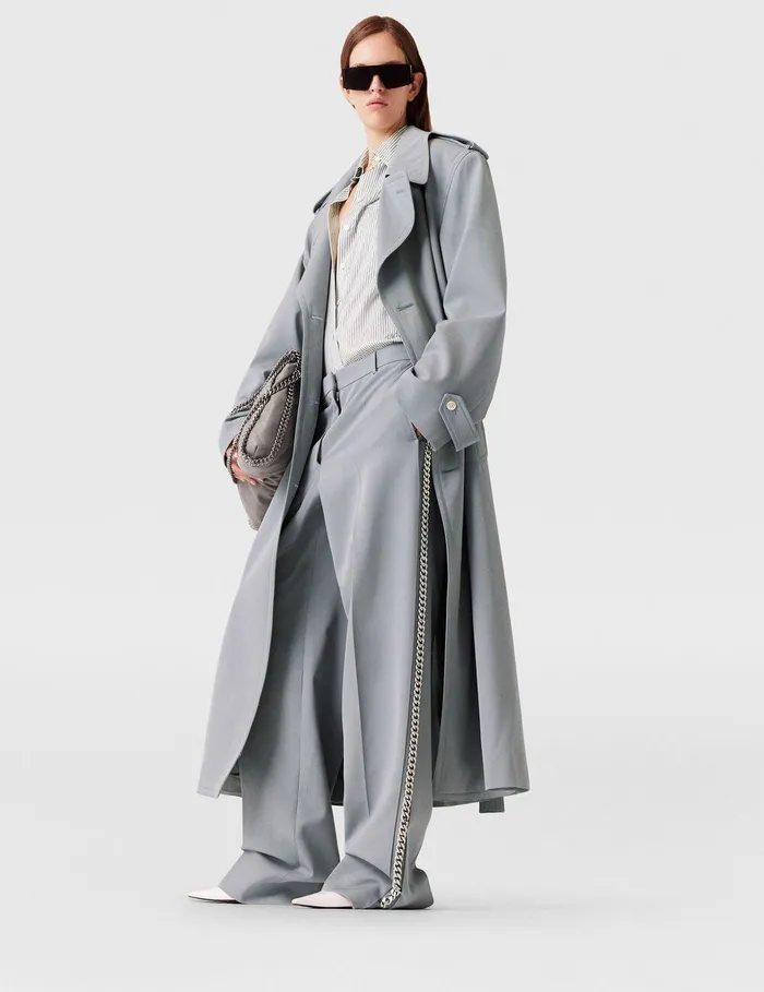 Stella McCartney Pants And Shorts Women LowRise StraightLeg Pants Mist Stella McCartney Pants And Shorts Women LowRise StraightLeg Pants Mist