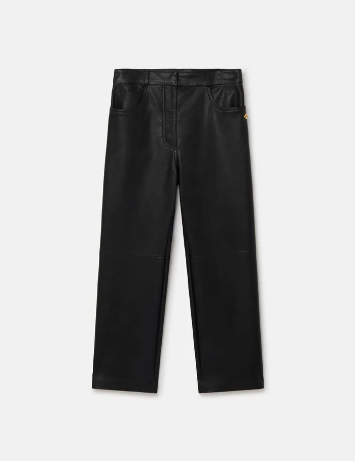 Stella McCartney Pants And Shorts Women Stella Iconics Alter Mat Straight Leg Trousers Black Stella McCartney Pants And Shorts Women Stella Iconics Alter Mat Straight Leg Trousers Black