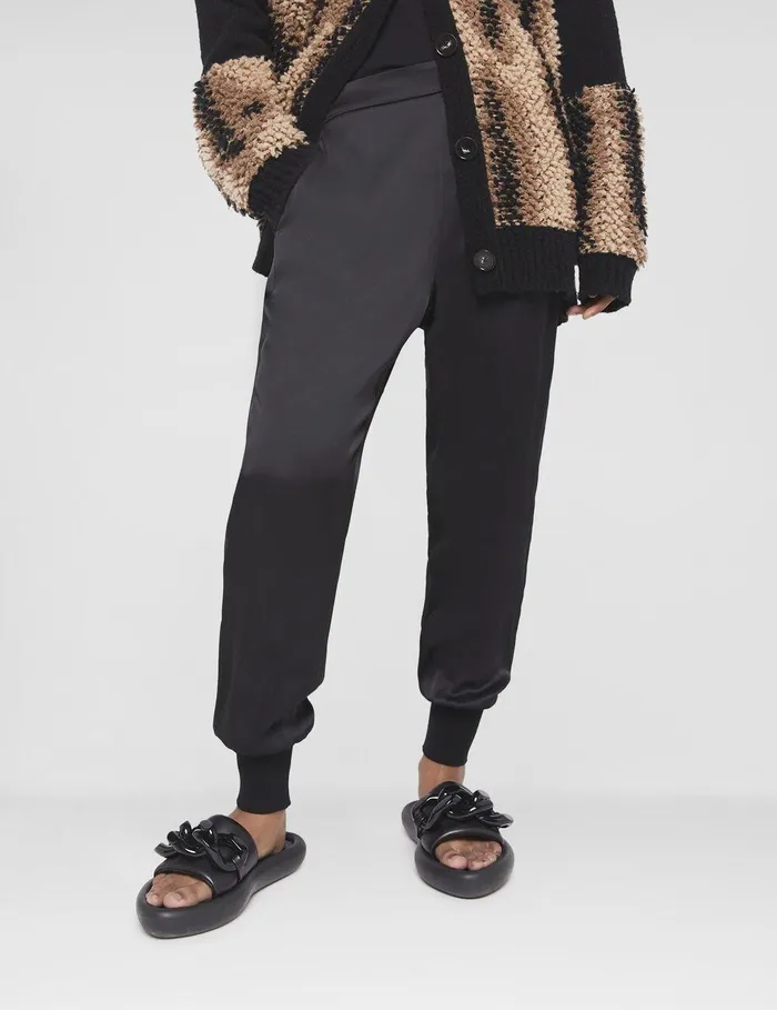 Stella McCartney Pants And Shorts Women Stretch Cady Tailored Trousers Black Stella McCartney Pants And Shorts Women Stretch Cady Tailored Trousers Black