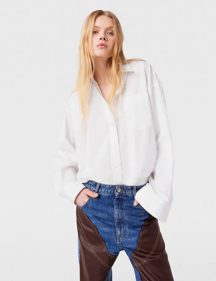 Stella McCartney Shirts And Tops Women Tiger Print Panel Shirt Natural Tiger Print Stella McCartney Shirts And Tops Women Tiger Print Panel Shirt Natural Tiger Print