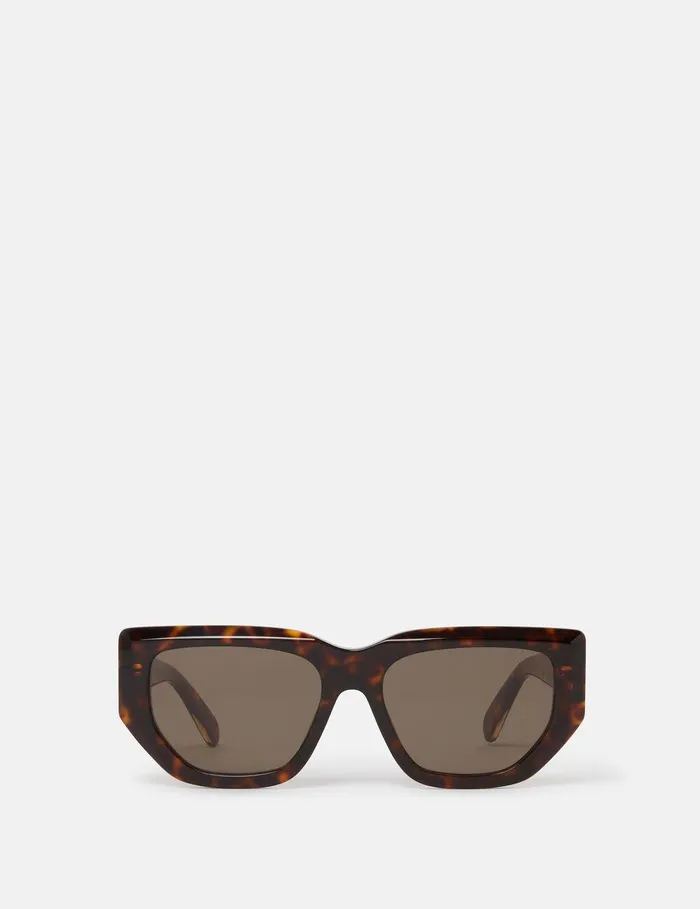 Stella McCartney Sunglasses Women Logo CatEye Sunglasses Glossy Havana And Gold Stella McCartney Sunglasses Women Logo CatEye Sunglasses Glossy Havana And Gold