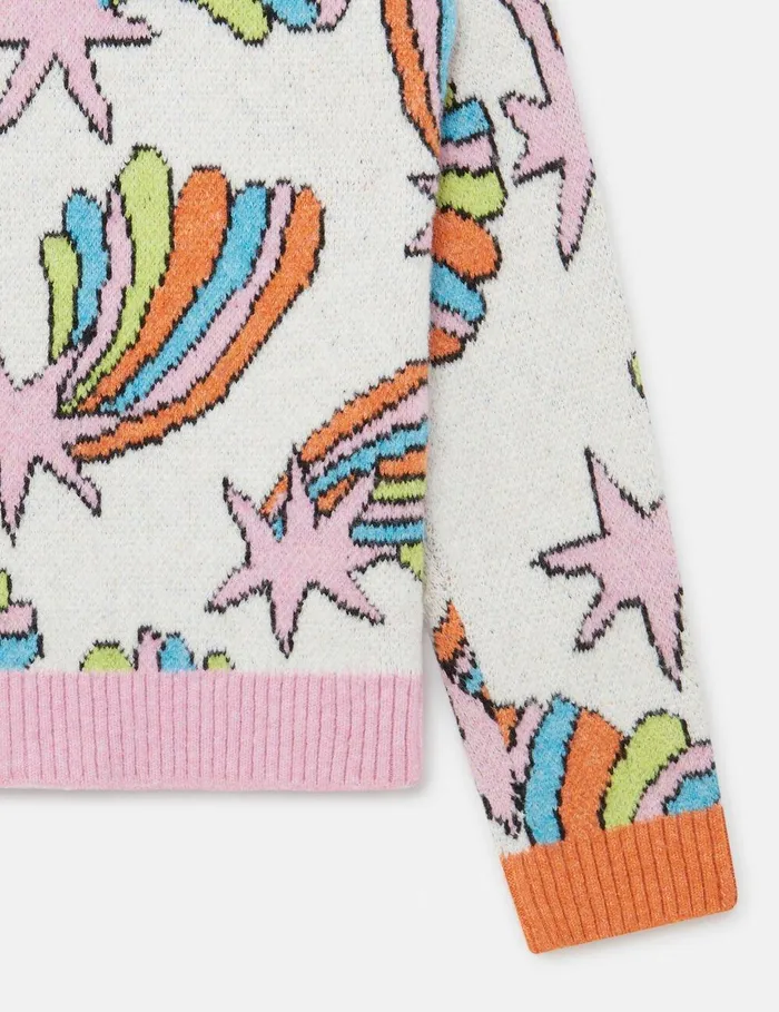 Stella McCartney Sweaters and Cardigans Kids Shooting Stars Knitted Cardigan Multicolor Stella McCartney Sweaters and Cardigans Kids Shooting Stars Knitted Cardigan Multicolor