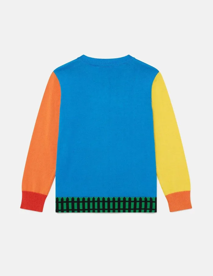 Stella McCartney TShirts And Sweatshirt Kids Farmyard Appliqu Knitted Sweater Multicolour Stella McCartney TShirts And Sweatshirt Kids Farmyard Appliqu Knitted Sweater Multicolour