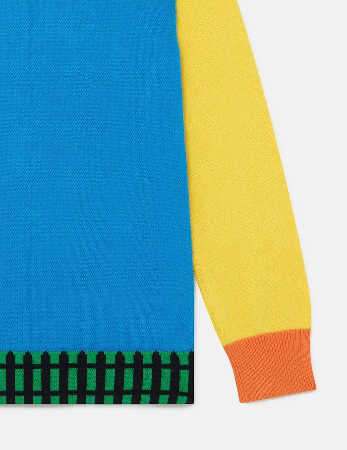 Stella McCartney TShirts And Sweatshirt Kids Farmyard Appliqu Knitted Sweater Multicolour Stella McCartney TShirts And Sweatshirt Kids Farmyard Appliqu Knitted Sweater Multicolour
