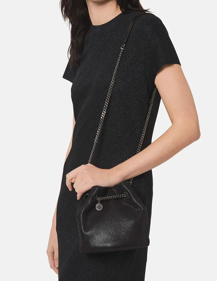 Stella McCartney TopHandle Bags Women Falabella Bucket Bag Black