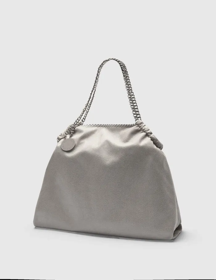 Stella McCartney TopHandle Bags Women Falabella Drawstring Tote Bag Grey Stella McCartney TopHandle Bags Women Falabella Drawstring Tote Bag Grey