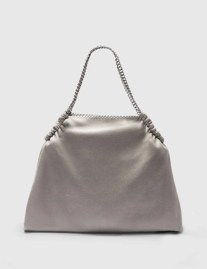 Stella McCartney TopHandle Bags Women Falabella Drawstring Tote Bag Grey Stella McCartney TopHandle Bags Women Falabella Drawstring Tote Bag Grey