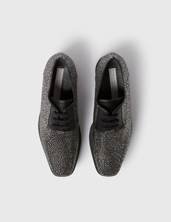 Stella McCartney Wedges Women Limited Edition Elyse Crystal Platforms Crystal Black Stella McCartney Wedges Women Limited Edition Elyse Crystal Platforms Crystal Black