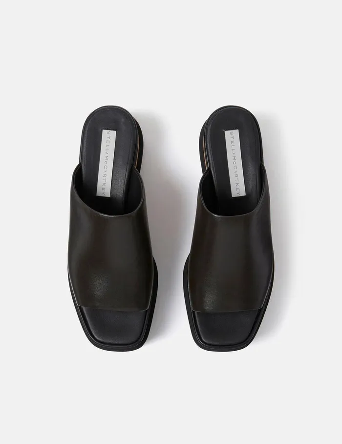Stella McCartney Wedges Women SneakElyse Platform Sandals Ebony Black Stella McCartney Wedges Women SneakElyse Platform Sandals Ebony Black
