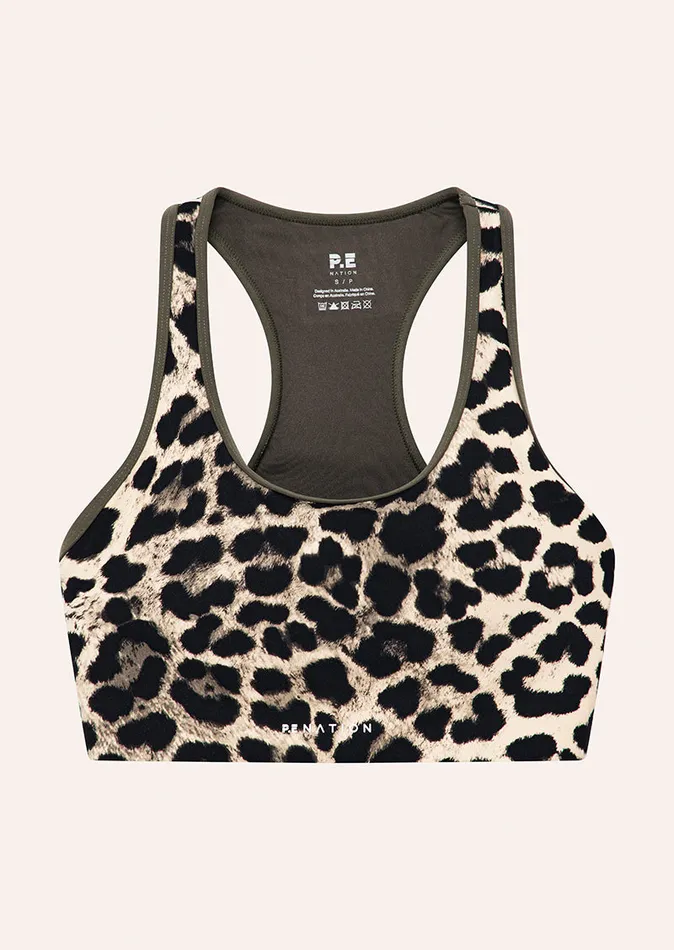 STELLAR SPORTS BRA IN LEOPARD Women SportsBras PE Nation