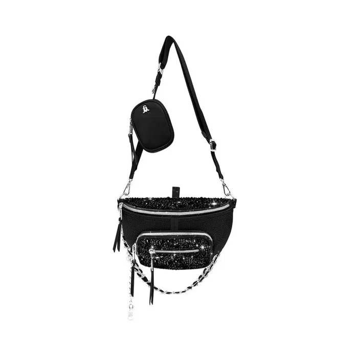 Steve Madden Bmaxima Black Womens Shoulder Bags