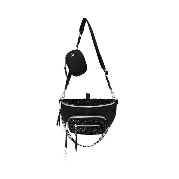 Steve Madden Bmaxima Black Womens Shoulder Bags Steve Madden Bmaxima Black Womens Shoulder Bags