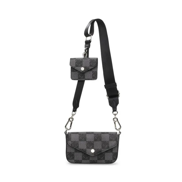 Steve Madden Bperks Black Womens Shoulder Bags