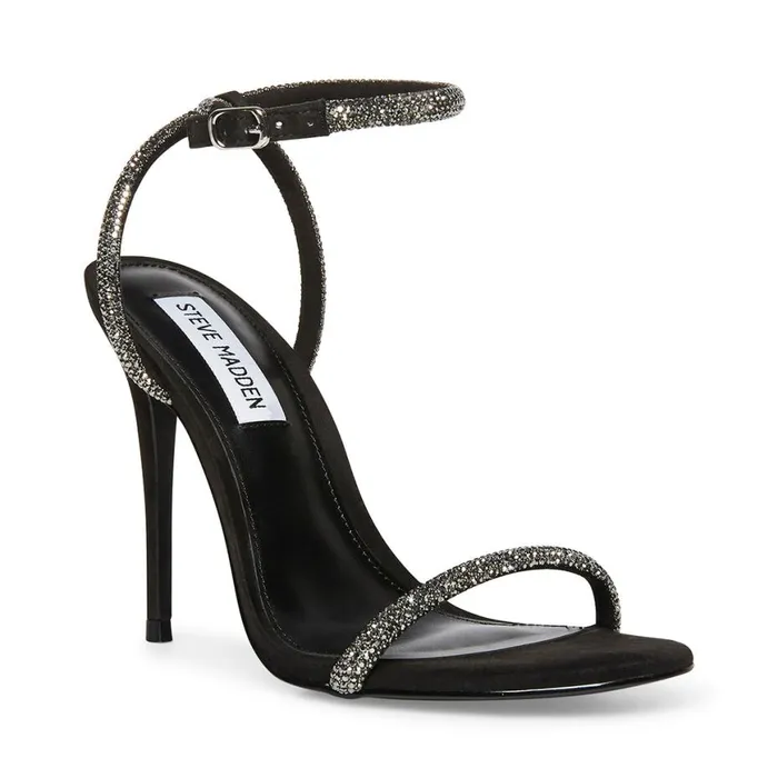 Steve Madden Breslin Black Womens Heels