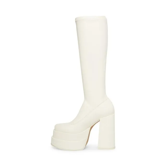Steve Madden Cypress Offwhite Offwhite Womens Boots Steve Madden Cypress Offwhite Offwhite Womens Boots
