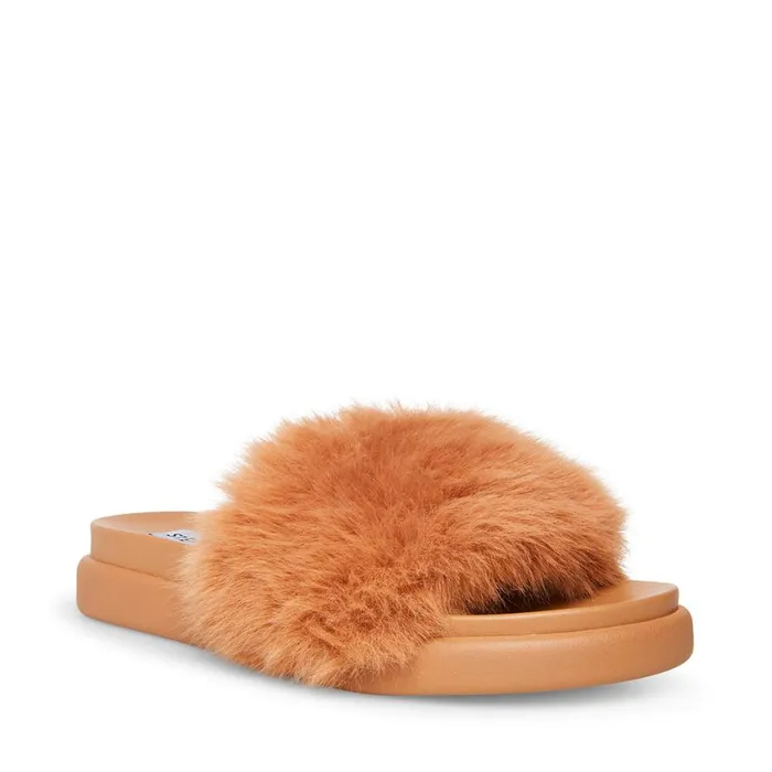 Steve Madden Delphina Tan Womens Slippers Steve Madden Delphina Tan Womens Slippers
