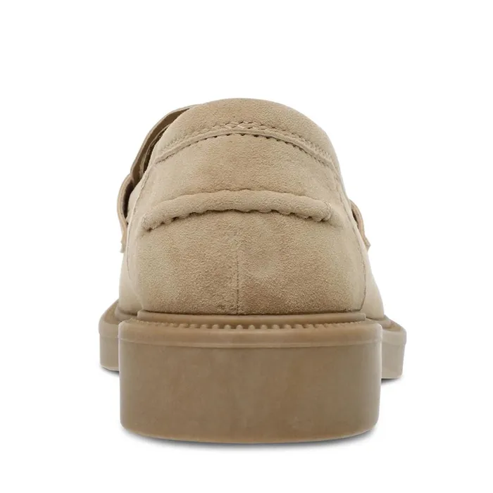 Steve Madden Kallen Sand Suede Womens Loafers Steve Madden Kallen Sand Suede Womens Loafers