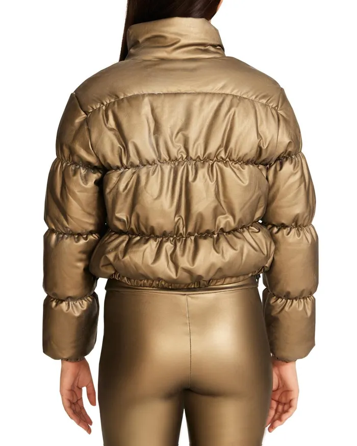 Steve Madden Kelper Jacket Gold Womens Jackets and Coats