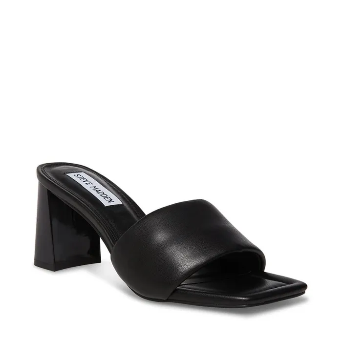 Steve Madden Lexie Black Womens Mules