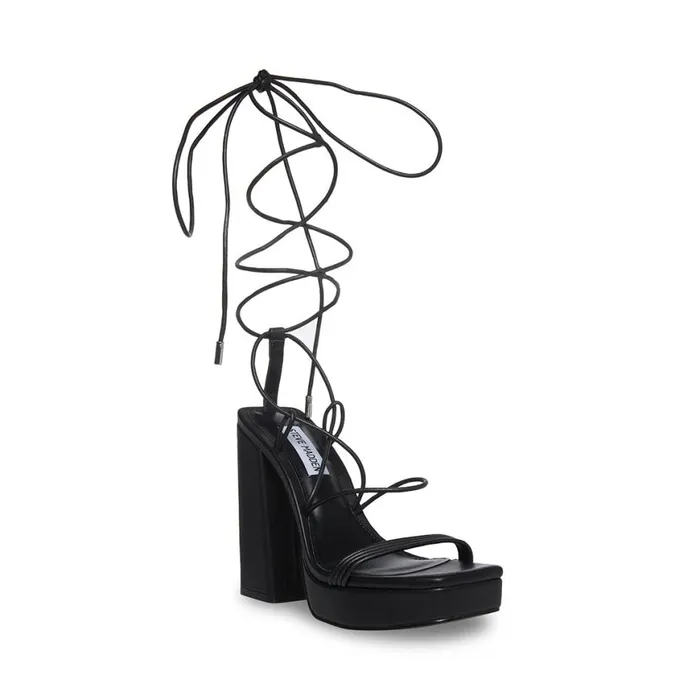 Steve Madden Manzie Black Womens Platforms Steve Madden Manzie Black Womens Platforms