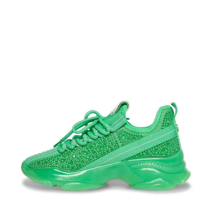 Steve Madden Maxima Green Womens Sneakers