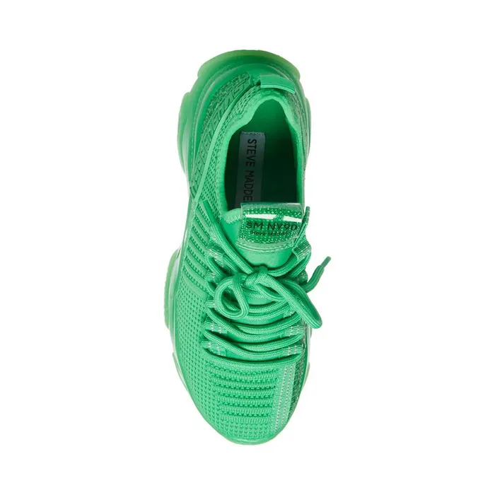 Steve Madden Maxima Green Womens Sneakers