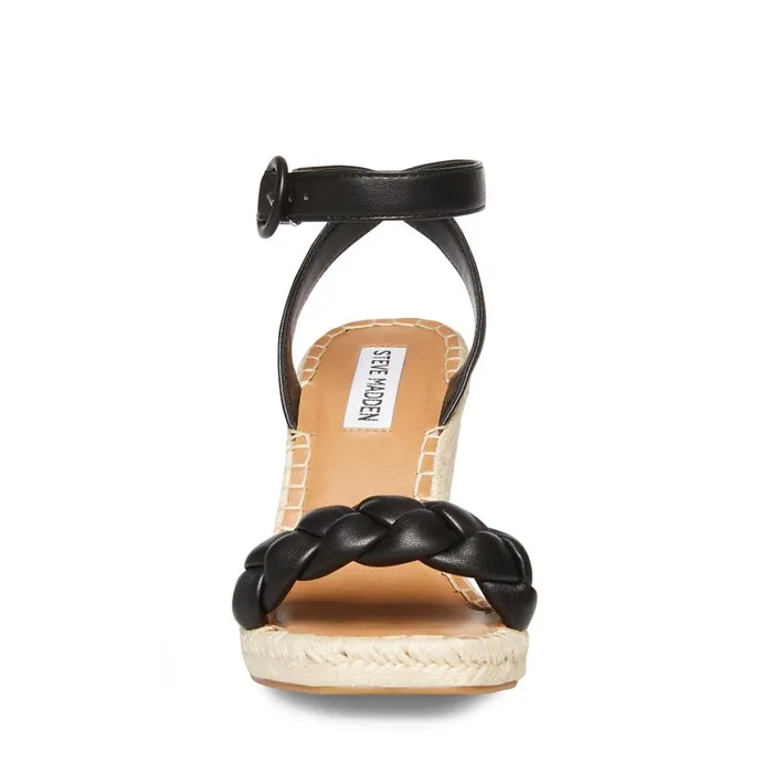 Steve Madden Novah Black Womens Wedges Steve Madden Novah Black Womens Wedges