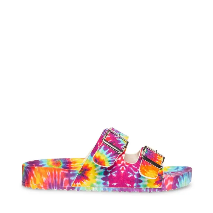 Steve Madden Teddy T Bright Multi Womens Sandals