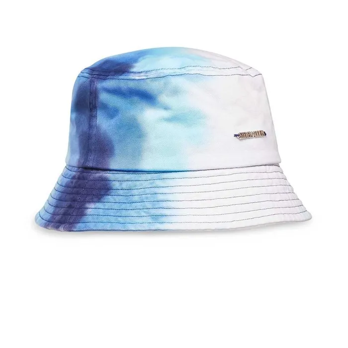Steve Madden Tie Dye Bucket Hat Blue Womens Hats and Hair Accessories