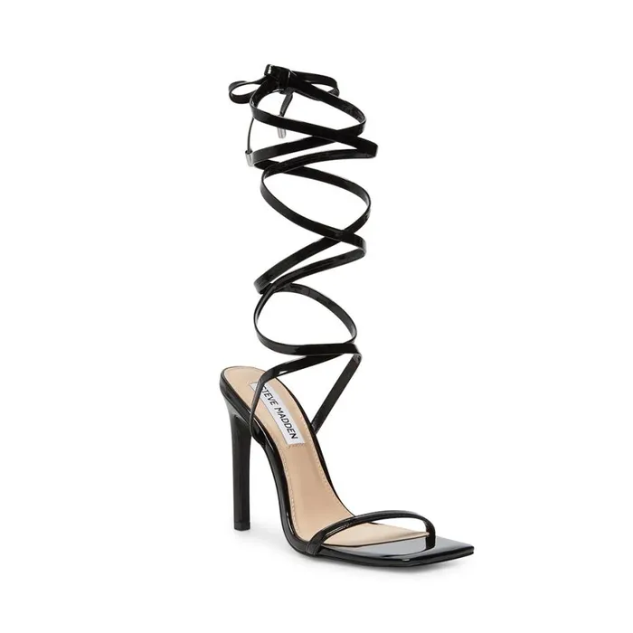 Steve Madden Uplift Black Patent Womens Heels
