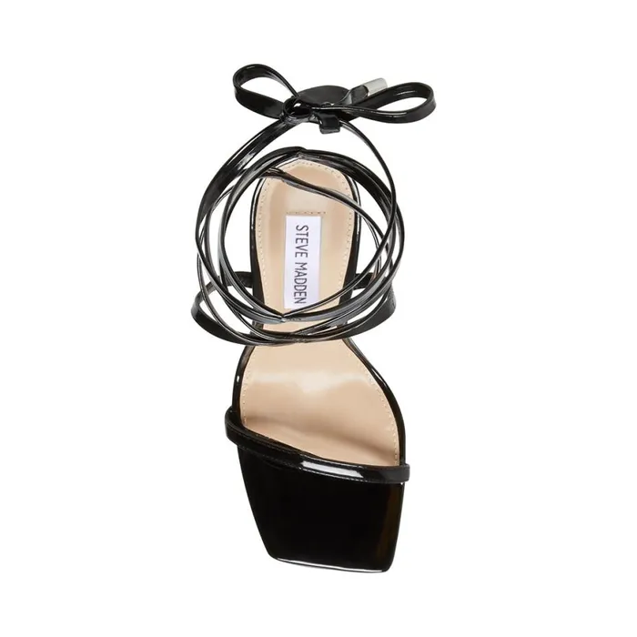 Steve Madden Uplift Black Patent Womens Heels