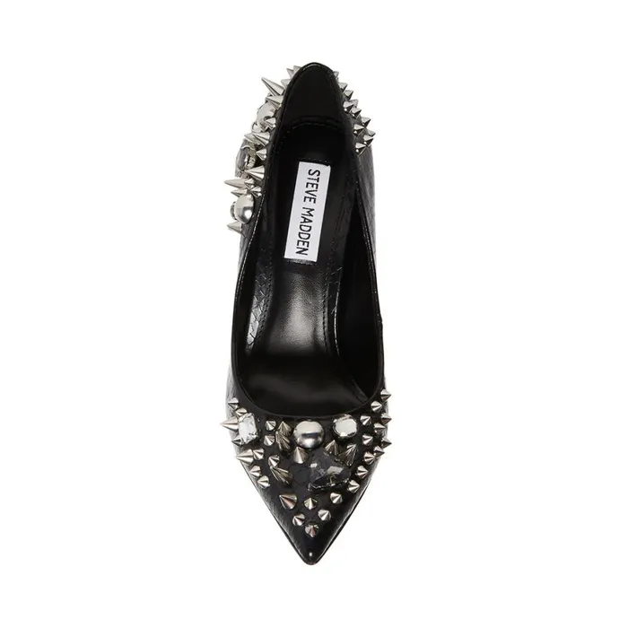 Steve Madden Veronicka Black Multi Womens Heels