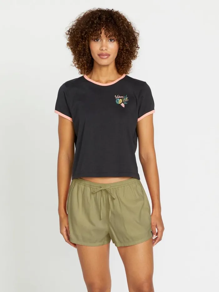 Stone Def Shorts 8211 Green Tea Womens Volcom Bottoms